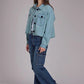 Roper 2450 Cropped (Blue) - Women's Denim Jacket