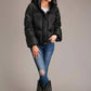 Chaqueta acolchada Roper Crushable Parachute (negra) - Para mujer