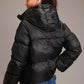 Chaqueta acolchada Roper Crushable Parachute (negra) - Para mujer