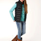 Roper Girl's Lightweight Puffer Vest (Black) - Children's Vest