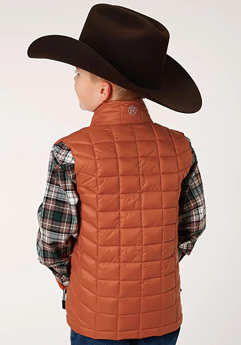 Chaleco Ligero Acolchado Roper para Niño (Óxido) - Chaleco para Niños