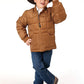 Roper Boy's Polyfill Puffer Coat (Brown) - Children's Jacket
