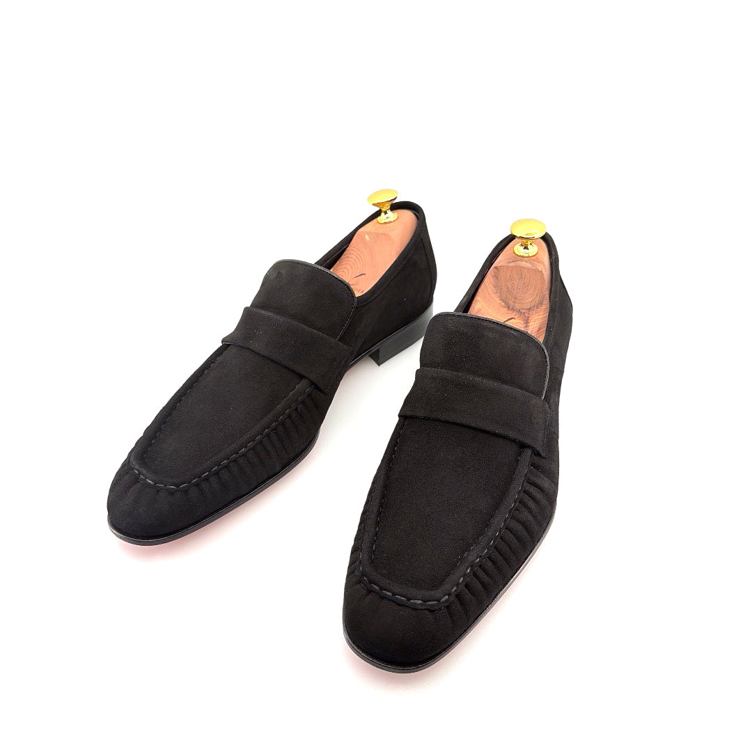Mocasín de Ante Colección C - Negro