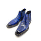 Maurice New York Custom Made Alligator Boot - Blue