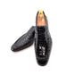C Collection Crocodile Leather Loafer - Black