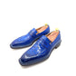 Maurice Carolina Custom Made Alligator Loafer - Cobalt Blue