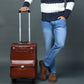 Leather Carry-On Trolly Bag