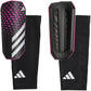 adidas Unisex-Adult Soft Ground League Predator Shin Guards Black/White/Team Shock Pink Large