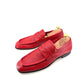 Mocasín Penny de piel de ciervo C Collection - Rojo