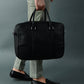 Texas Black Leather Briefcase
