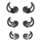 MMYQXI Silicone Replacement Earbud Tips Earbud Covers Compatible with Bose QC20 QC20i SoundSport SIE2i IE2 IE3 Headphone Earbud Rubber Tips Ear Tips 3 Pairs S M L