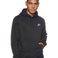 Sudadera Nike con capucha, negra/negra/blanca, talla L
