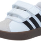 adidas Kids VL Court 3.0 Sneaker White/Black/Grey 10 US Unisex Toddler