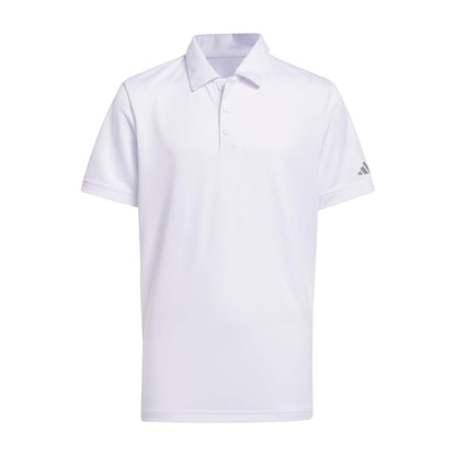 adidas 608808520 Performance Golf Polo Shirt X-Small Boys USD White
