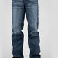 Tin Haul Regular Joe with Grey V Stitch (Dark Wash) - Men's Bootcut Jeans (Closeout)
