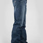Tin Haul Regular Joe with Grey V Stitch (Dark Wash) - Men's Bootcut Jeans
