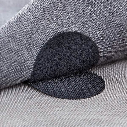 10-Pares: Cinta Adhesiva Antirrizos para Alfombras, Sujetador de Alfombras Velcro