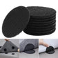 10-Pares: Cinta Adhesiva Antirrizos para Alfombras, Sujetador de Alfombras Velcro