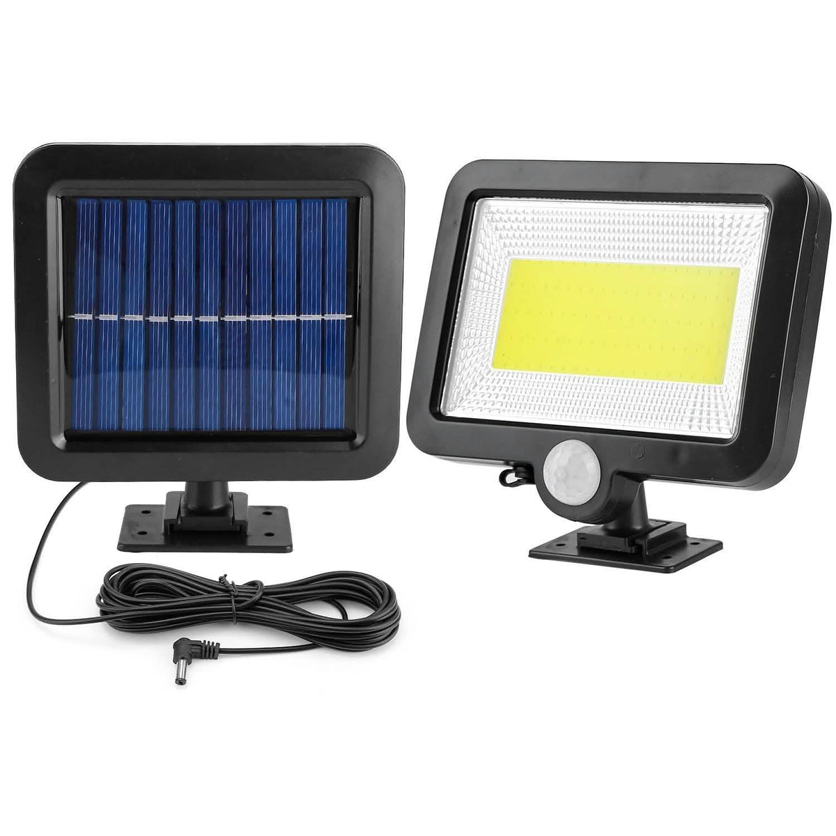 100 luces LED solares de pared para exteriores