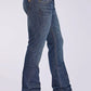 Tin Haul 1660 Jagger Fit Embroidered Pocket (Dark Wash) - Men's Bootcut Jeans