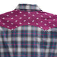 Tin Haul 00167 Star Ombre Plaid (Blue) - Women's Western Shirt
