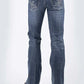 Tin Haul 280 Rosie Fit Cactus Pocket (Medium Wash) - Women's Bootcut Jeans