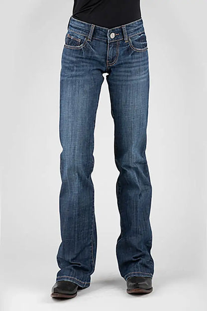 Tin Haul 280 Rosie Fit Double loop Pocket ( Denim Dark Wash ) - Women's Jeans