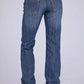 Tin Haul 280 Rosie Fit Flap Pockets (lavado medio) - Jeans acampanados de mujer