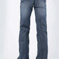 Tin Haul 460 Ella Fit Blue Loop Pocket ( Denim Dark Wash ) - Women's Jeans