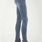 Tin Haul 515 Sunny Skinny Patched Pocket ( Denim Medium Wash) - Women's Jeans