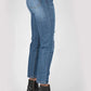 Tin Haul 525 Rachel Fit Distressed (lavado medio) - Jeans de tiro alto para mujer