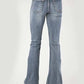 Tin Haul 595 Libby Fit Anvil and Hammer ( Denim Light Wash )- Women's Jeans