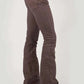 Tin Haul Libby High Raise Flare (Brown) - Women's Jeans