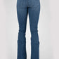 Tin Haul 595 Libby Fit Anvil and Hammer (lavado oscuro de mezclilla) - Jeans de mujer