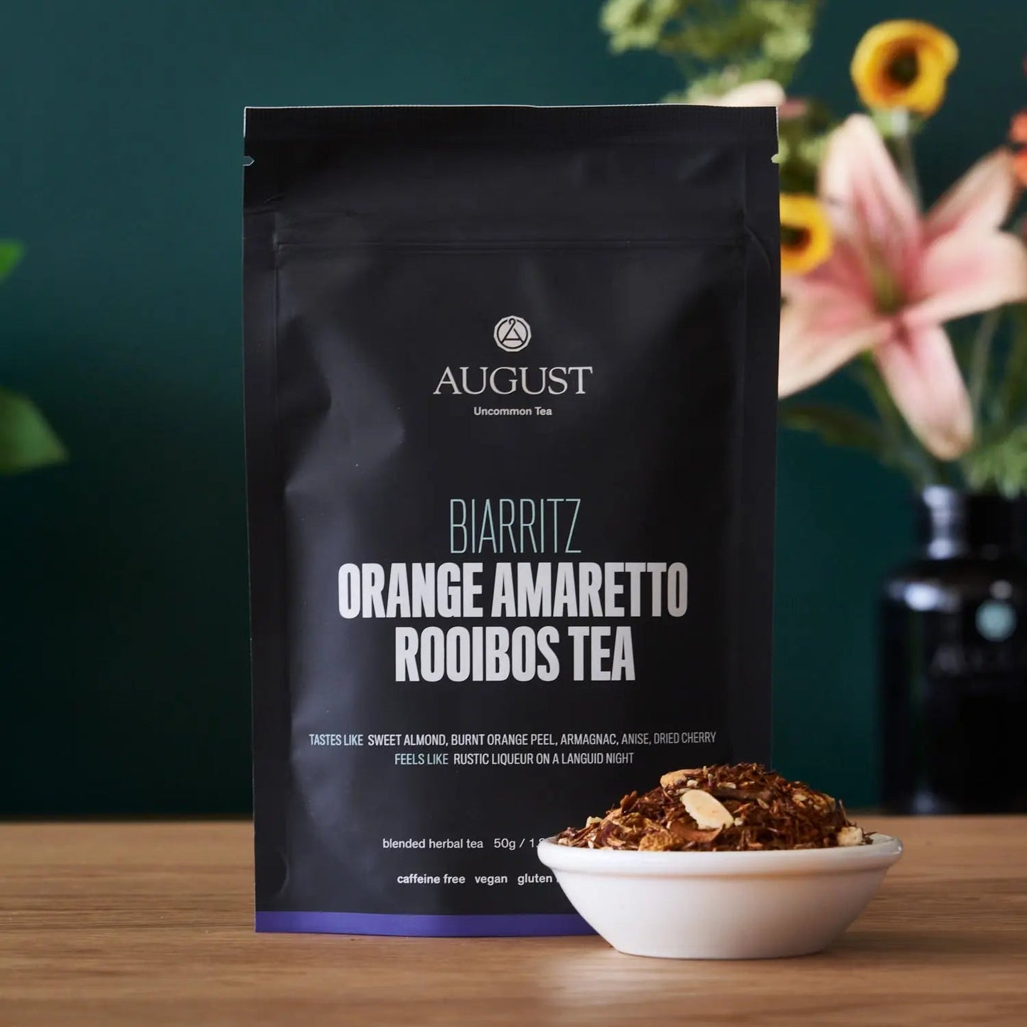 Biarritz - Té Rooibos de Naranja y Amaretto (Sin Cafeína)
