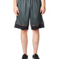 Nike Mens Fastbreak Basketball 11 in Shorts Dk Smoke Grey/Black/University Red Medium