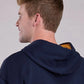 Tin Haul Bar and Anvil Logo (Navy) - Men's Hoodie Sweatshirt