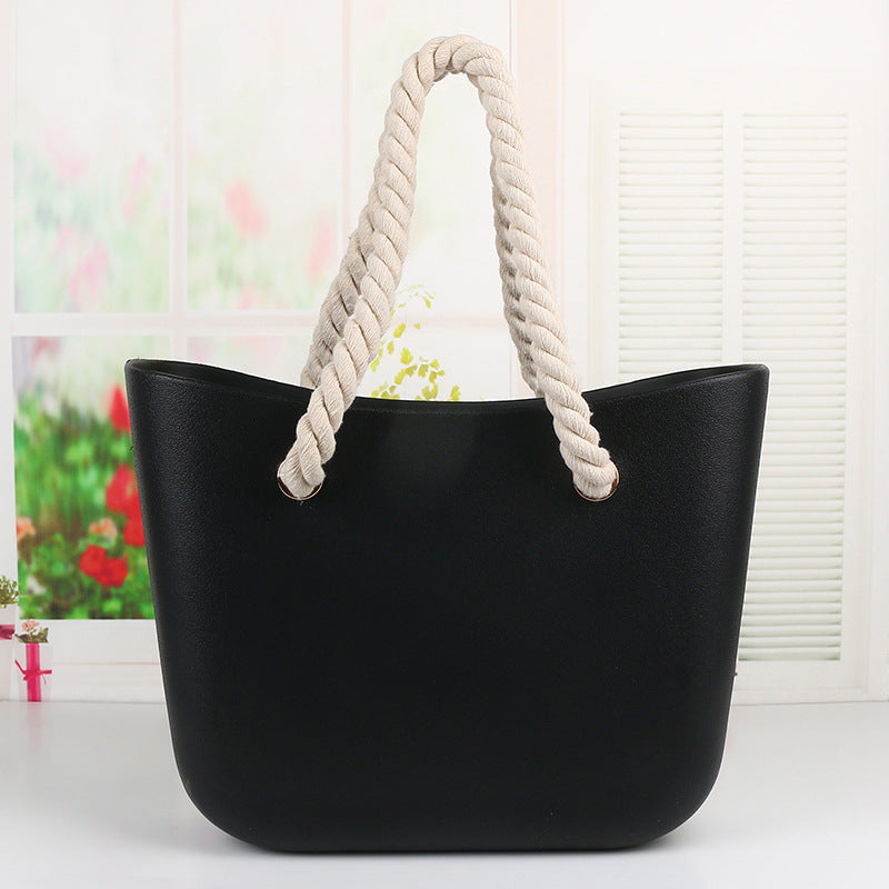 Women's Beach Candy Color Woven Hemp Rope Bags