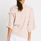 Pima Cotton Jackie O Top - Putty