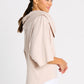 Pima Cotton Jackie O Top - Putty