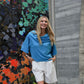 Pima Cotton Jackie O Top - Peacock