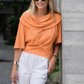Pima Cotton Jackie O Top - Creamsicle