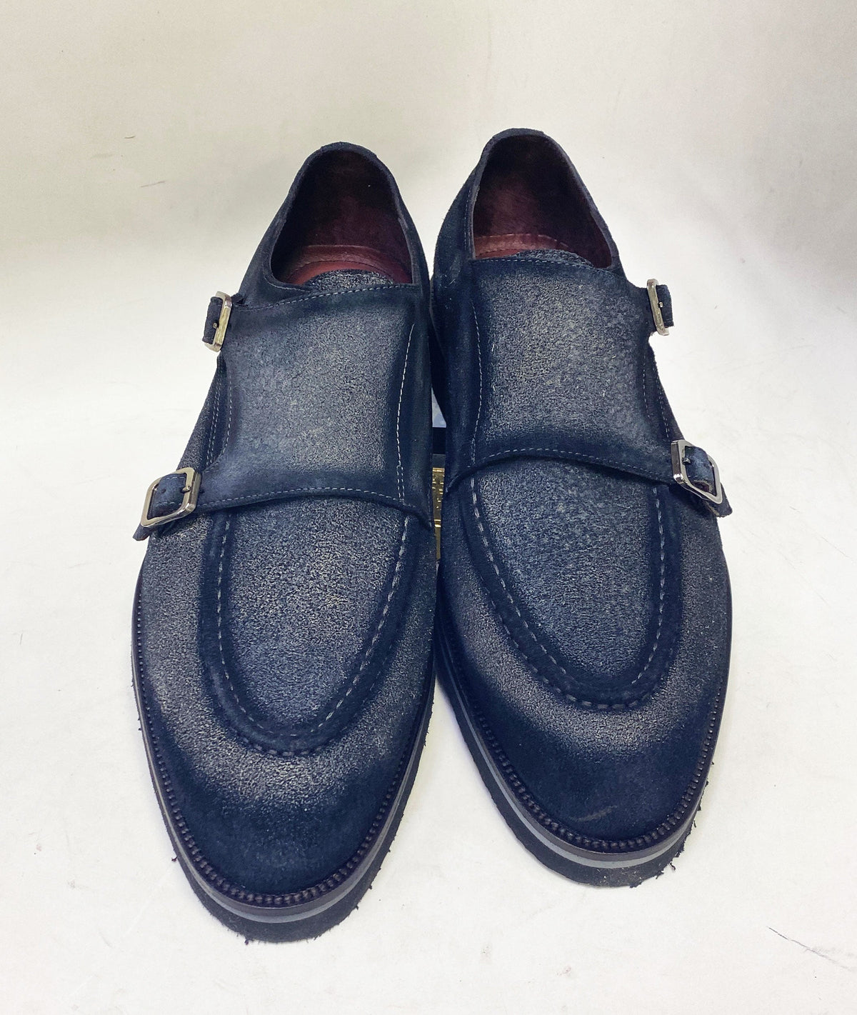 Zapato C Collection monkstrap de ante - Gris