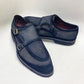 Zapato C Collection monkstrap de ante - Gris