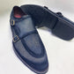 Zapato C Collection monkstrap de ante - Gris