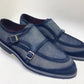 Zapato C Collection monkstrap de ante - Gris