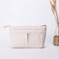 Organizing Portable Cotton Canvas Medium Liner Cosmetic Bags