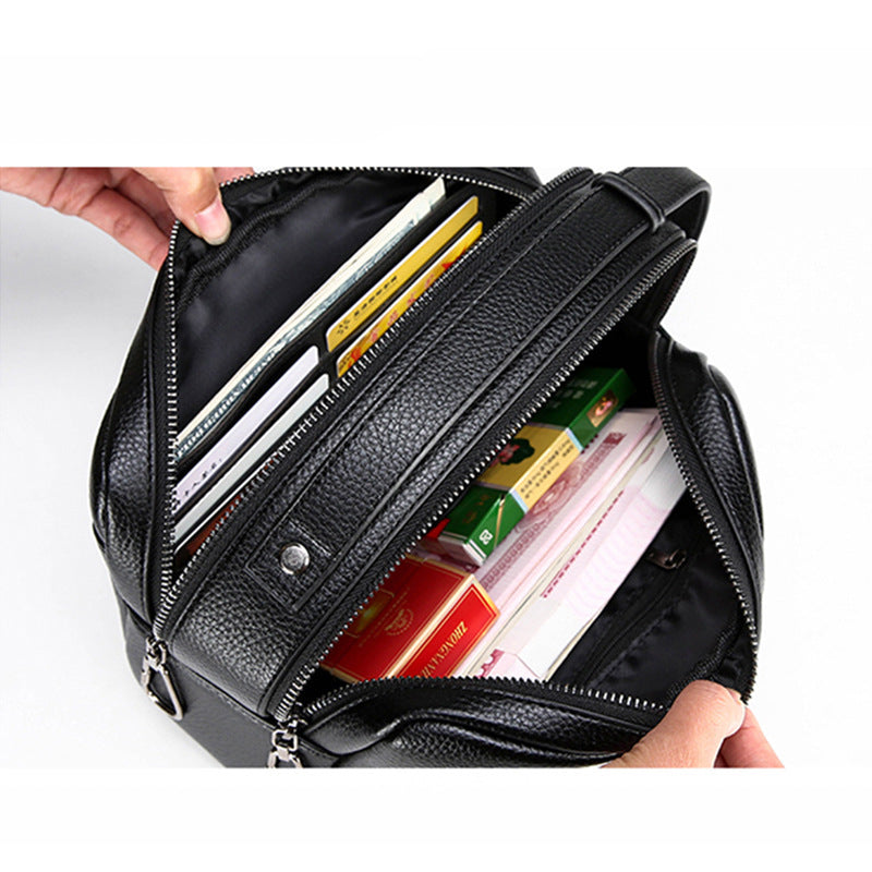 Men's Clutch Large Capacity Business Soft Leather Men's Handbags
