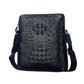 Men's First Layer Cowhide Leather Business Embossed Men's Shoulder Bags