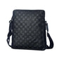 Men's First Layer Cowhide Leather Business Embossed Men's Shoulder Bags